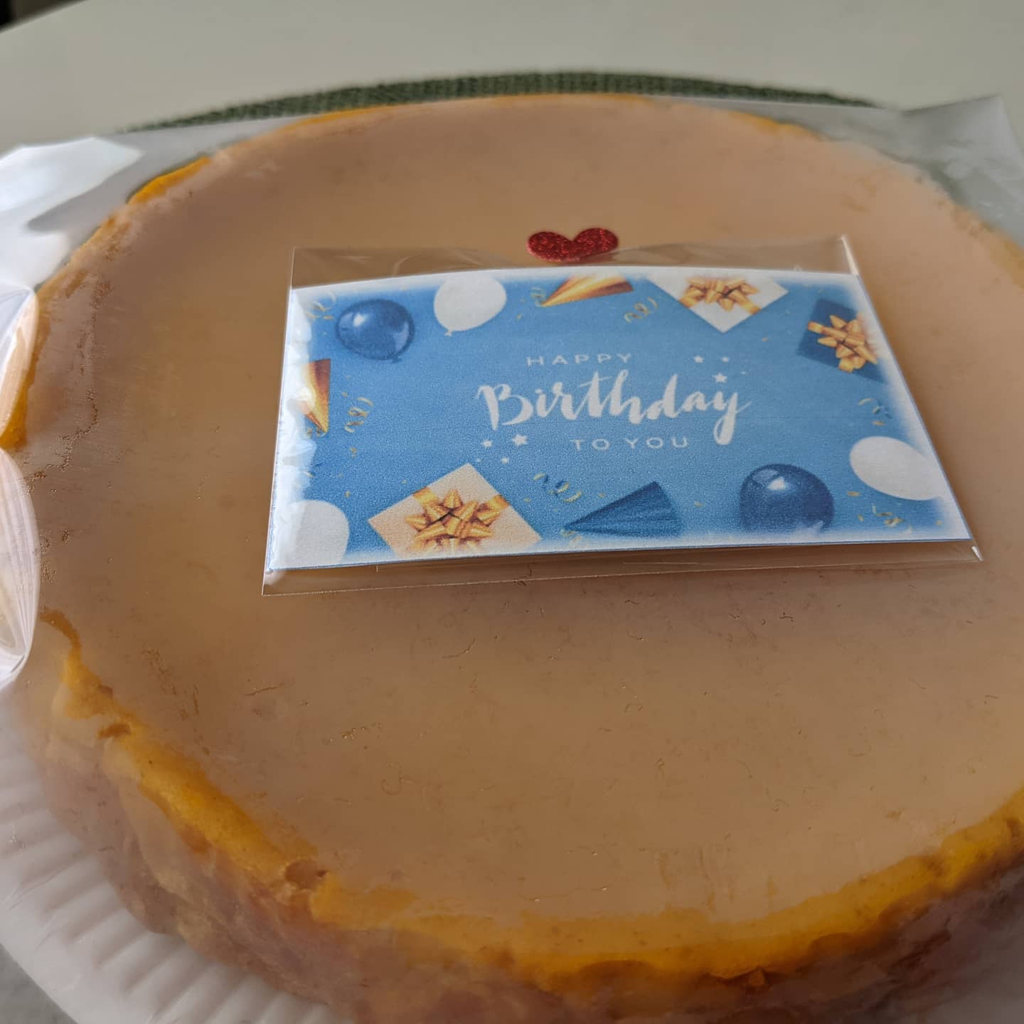 Happy Birthday•#かぼちゃのケーキ#バースデーカード#イヤリング•今月誕生日のお客様にプレゼントしました️•いつまでも女子力アップですよ